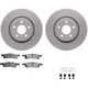Purchase Top-Quality DYNAMIC FRICTION COMPANY - 4312-42037 - Front Disc Brake Kit pa5