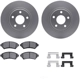 Purchase Top-Quality DYNAMIC FRICTION COMPANY - 4312-45005 - Front Disc Brake Kit pa1
