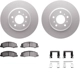 Purchase Top-Quality DYNAMIC FRICTION COMPANY - 4312-45015 - Front Disc Brake Kit pa5