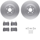 Purchase Top-Quality DYNAMIC FRICTION COMPANY - 4312-45022 - Front Disc Brake Kit pa1