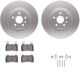 Purchase Top-Quality DYNAMIC FRICTION COMPANY - 4312-45022 - Front Disc Brake Kit pa4