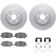 Purchase Top-Quality DYNAMIC FRICTION COMPANY - 4312-45024 - Front Disc Brake Kit pa1