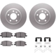 Purchase Top-Quality DYNAMIC FRICTION COMPANY - 4312-45025 - Front Disc Brake Kit pa5