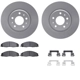 Purchase Top-Quality DYNAMIC FRICTION COMPANY - 4312-46013 - Front Disc Brake Kit pa1