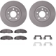 Purchase Top-Quality DYNAMIC FRICTION COMPANY - 4312-46013 - Front Disc Brake Kit pa3