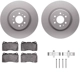 Purchase Top-Quality DYNAMIC FRICTION COMPANY - 4312-46019 - Front Disc Brake Kit pa5