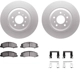 Purchase Top-Quality DYNAMIC FRICTION COMPANY - 4312-46028 - Front Disc Brake Kit pa5