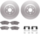 Purchase Top-Quality DYNAMIC FRICTION COMPANY - 4312-46038 - Front Disc Brake Kit pa2