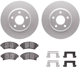 Purchase Top-Quality DYNAMIC FRICTION COMPANY - 4312-47028 - Front Disc Brake Kit pa5