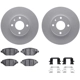 Purchase Top-Quality DYNAMIC FRICTION COMPANY - 4312-47047 - Front Disc Brake Kit pa1