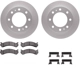 Purchase Top-Quality DYNAMIC FRICTION COMPANY - 4312-48016 - Front Disc Brake Kit pa5