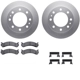 Purchase Top-Quality DYNAMIC FRICTION COMPANY - 4312-48017 - Front Disc Brake Kit pa1
