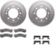 Purchase Top-Quality DYNAMIC FRICTION COMPANY - 4312-48017 - Front Disc Brake Kit pa3