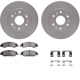 Purchase Top-Quality DYNAMIC FRICTION COMPANY - 4312-48034 - Front Disc Brake Kit pa2