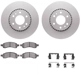 Purchase Top-Quality DYNAMIC FRICTION COMPANY - 4312-48035 - Front Disc Brake Kit pa2