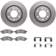 Purchase Top-Quality DYNAMIC FRICTION COMPANY - 4312-48036 - Front Disc Brake Kit pa3
