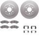 Purchase Top-Quality DYNAMIC FRICTION COMPANY - 4312-48038 - Front Disc Brake Kit pa5