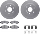 Purchase Top-Quality DYNAMIC FRICTION COMPANY - 4312-48043 - Front Disc Brake Kit pa1