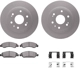 Purchase Top-Quality DYNAMIC FRICTION COMPANY - 4312-48043 - Front Disc Brake Kit pa4