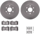 Purchase Top-Quality DYNAMIC FRICTION COMPANY - 4312-48048 - Front Disc Brake Kit pa2