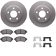 Purchase Top-Quality DYNAMIC FRICTION COMPANY - 4312-52004 - Front Disc Brake Kit pa5