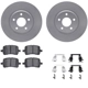 Purchase Top-Quality DYNAMIC FRICTION COMPANY - 4312-53003 - Front Disc Brake Kit pa1