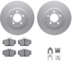 Purchase Top-Quality DYNAMIC FRICTION COMPANY - 4312-54020 - Front Disc Brake Kit pa1
