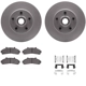 Purchase Top-Quality DYNAMIC FRICTION COMPANY - 4312-54033 - Front Disc Brake Kit pa2