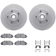 Purchase Top-Quality DYNAMIC FRICTION COMPANY - 4312-54037 - Front Disc Brake Kit pa1