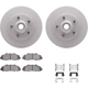 Purchase Top-Quality DYNAMIC FRICTION COMPANY - 4312-54037 - Front Disc Brake Kit pa5