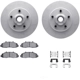 Purchase Top-Quality DYNAMIC FRICTION COMPANY - 4312-54040 - Front Disc Brake Kit pa1