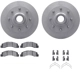 Purchase Top-Quality DYNAMIC FRICTION COMPANY - 4312-54045 - Front Disc Brake Kit pa1