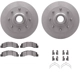Purchase Top-Quality DYNAMIC FRICTION COMPANY - 4312-54045 - Front Disc Brake Kit pa3