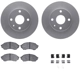 Purchase Top-Quality DYNAMIC FRICTION COMPANY - 4312-54049 - Front Disc Brake Kit pa1