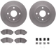 Purchase Top-Quality DYNAMIC FRICTION COMPANY - 4312-54049 - Front Disc Brake Kit pa3