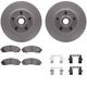 Purchase Top-Quality DYNAMIC FRICTION COMPANY - 4312-54058 - Front Disc Brake Kit pa3