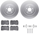 Purchase Top-Quality DYNAMIC FRICTION COMPANY - 4312-54071 - Front Disc Brake Kit pa1