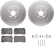 Purchase Top-Quality DYNAMIC FRICTION COMPANY - 4312-54071 - Front Disc Brake Kit pa4