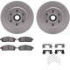 Purchase Top-Quality DYNAMIC FRICTION COMPANY - 4312-54072 - Front Disc Brake Kit pa4