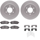 Purchase Top-Quality Front Disc Brake Kit by DYNAMIC FRICTION COMPANY - 4312-54073 pa2