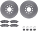 Purchase Top-Quality DYNAMIC FRICTION COMPANY - 4312-54077 - Front Disc Brake Kit pa1
