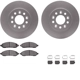 Purchase Top-Quality DYNAMIC FRICTION COMPANY - 4312-54077 - Front Disc Brake Kit pa2