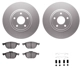 Purchase Top-Quality DYNAMIC FRICTION COMPANY - 4312-54080 - Front Disc Brake Kit pa2