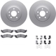 Purchase Top-Quality DYNAMIC FRICTION COMPANY - 4312-54095 - Front Disc Brake Kit pa1