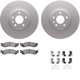 Purchase Top-Quality DYNAMIC FRICTION COMPANY - 4312-54095 - Front Disc Brake Kit pa5