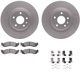 Purchase Top-Quality DYNAMIC FRICTION COMPANY - 4312-54096 - Front Disc Brake Kit pa3