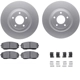 Purchase Top-Quality DYNAMIC FRICTION COMPANY - 4312-54101 - Front Disc Brake Kit pa1