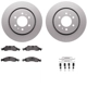 Purchase Top-Quality DYNAMIC FRICTION COMPANY - 4312-54104 - Front Disc Brake Kit pa3