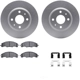 Purchase Top-Quality DYNAMIC FRICTION COMPANY - 4312-54106 - Front Disc Brake Kit pa1