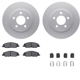 Purchase Top-Quality DYNAMIC FRICTION COMPANY - 4312-54111 - Front Disc Brake Kit pa1